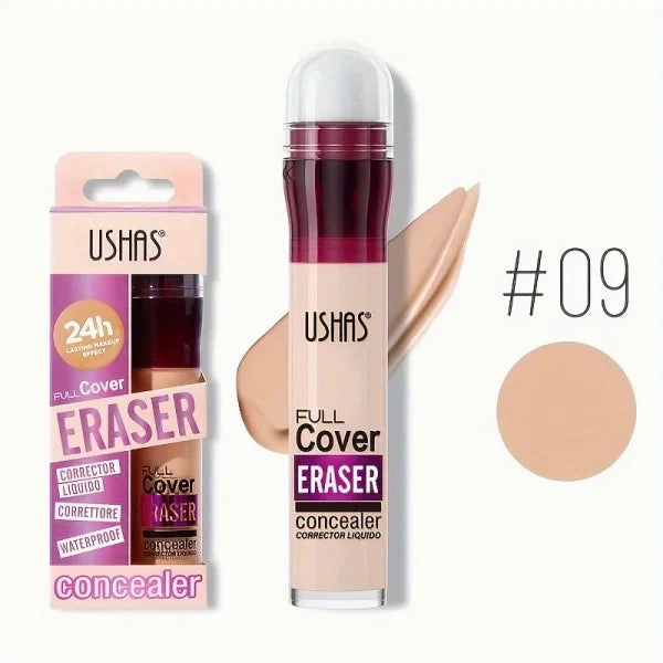 New Sponge Head Concealer – For Dark Circles, Freckles, Acne, Pigmentation & Blemishes, Long-Lasting Moisturizing Liquid Foundation