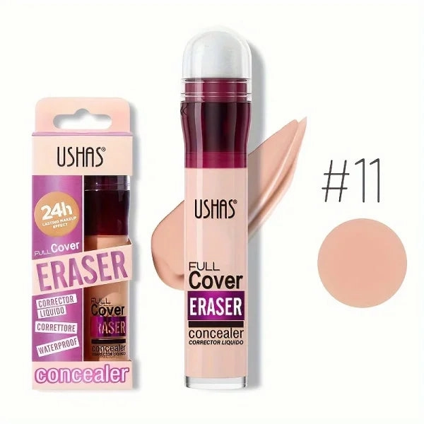 New Sponge Head Concealer – For Dark Circles, Freckles, Acne, Pigmentation & Blemishes, Long-Lasting Moisturizing Liquid Foundation