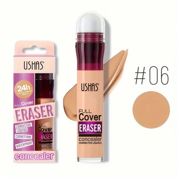 New Sponge Head Concealer – For Dark Circles, Freckles, Acne, Pigmentation & Blemishes, Long-Lasting Moisturizing Liquid Foundation