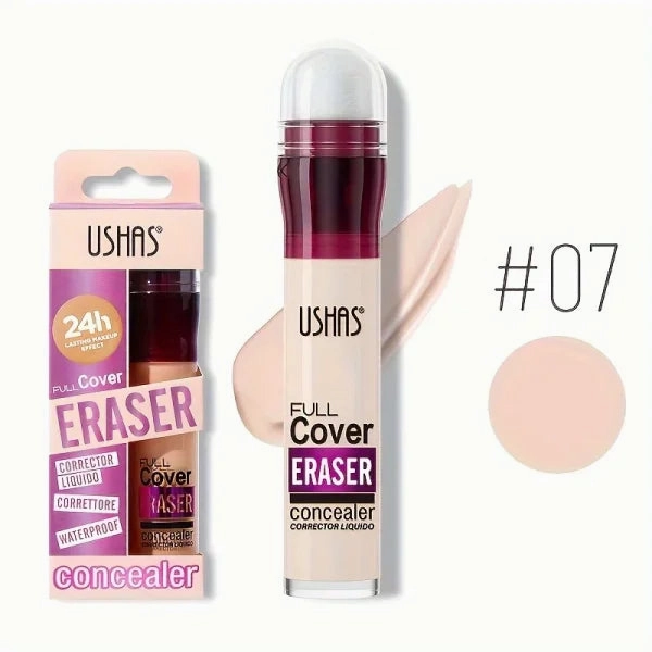 New Sponge Head Concealer – For Dark Circles, Freckles, Acne, Pigmentation & Blemishes, Long-Lasting Moisturizing Liquid Foundation