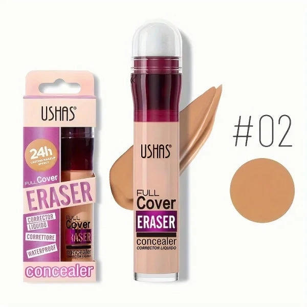 New Sponge Head Concealer – For Dark Circles, Freckles, Acne, Pigmentation & Blemishes, Long-Lasting Moisturizing Liquid Foundation