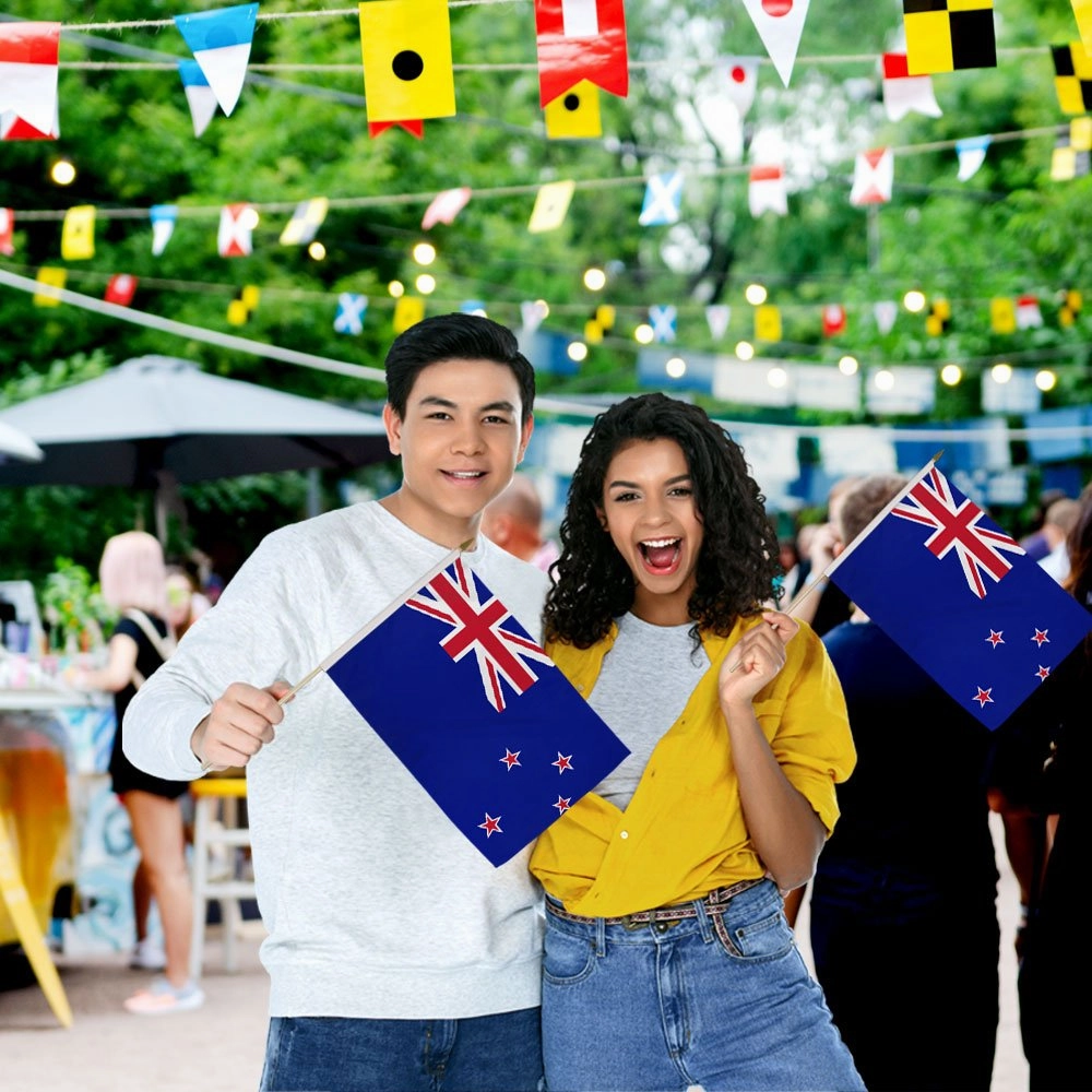 New Zealand 12x18in Stick Flag