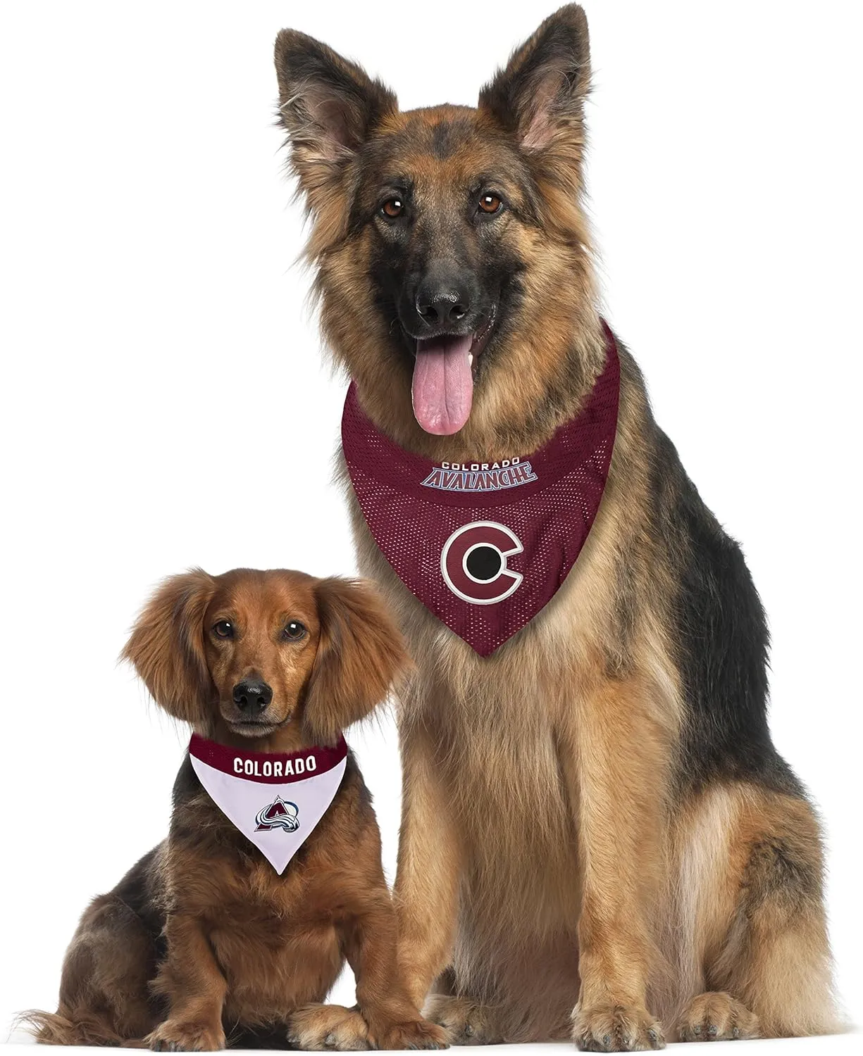 NHL COLORADO AVALANCHE BANDANA for DOGS & CATS, Large/X-Large. - Cute & Stylish Bandana! The Perfect HOCKEY FAN Scarf Bandana, great for Birthdays or any Party!