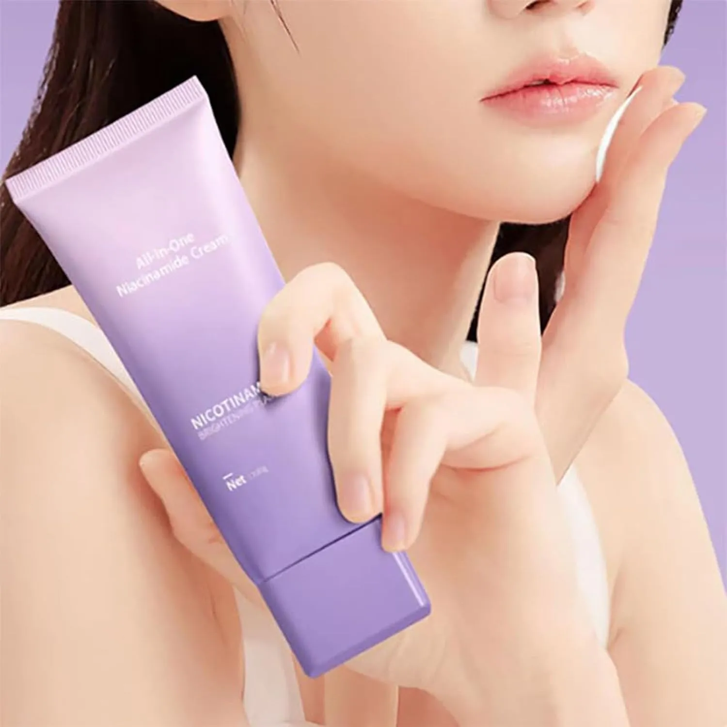 Niacinamide Isolation Cream for Face, 5-in-1multi-cream Functions, Concealer Smooth All Day Long, Brighting and Long-Lasting (2pcs)