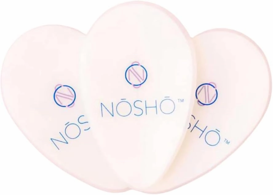 NOSHO® Quickie 3-Pack (Reusable Invisible Adhesive Silicone Insert for Women, Camel Concealer, Front Wedgie Preventer)
