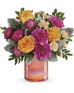 Nouri's Perfect Spring Peach Bouquet