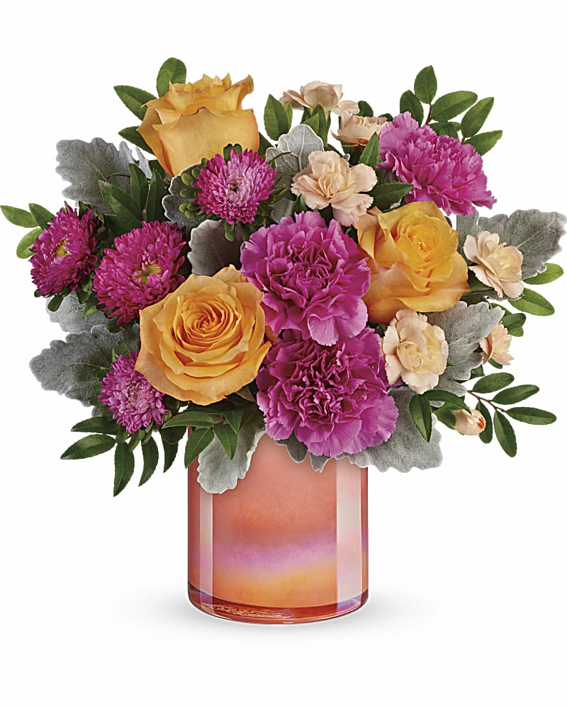 Nouri's Perfect Spring Peach Bouquet
