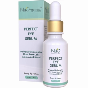 nuorganic Perfect Eye Serum: Fine Lines   Wrinkles   Bags   Dark Circles - Patented PhytoCellular Science   18X More Effective Anti Aging   Better Skin in 7 Days - Vegan
