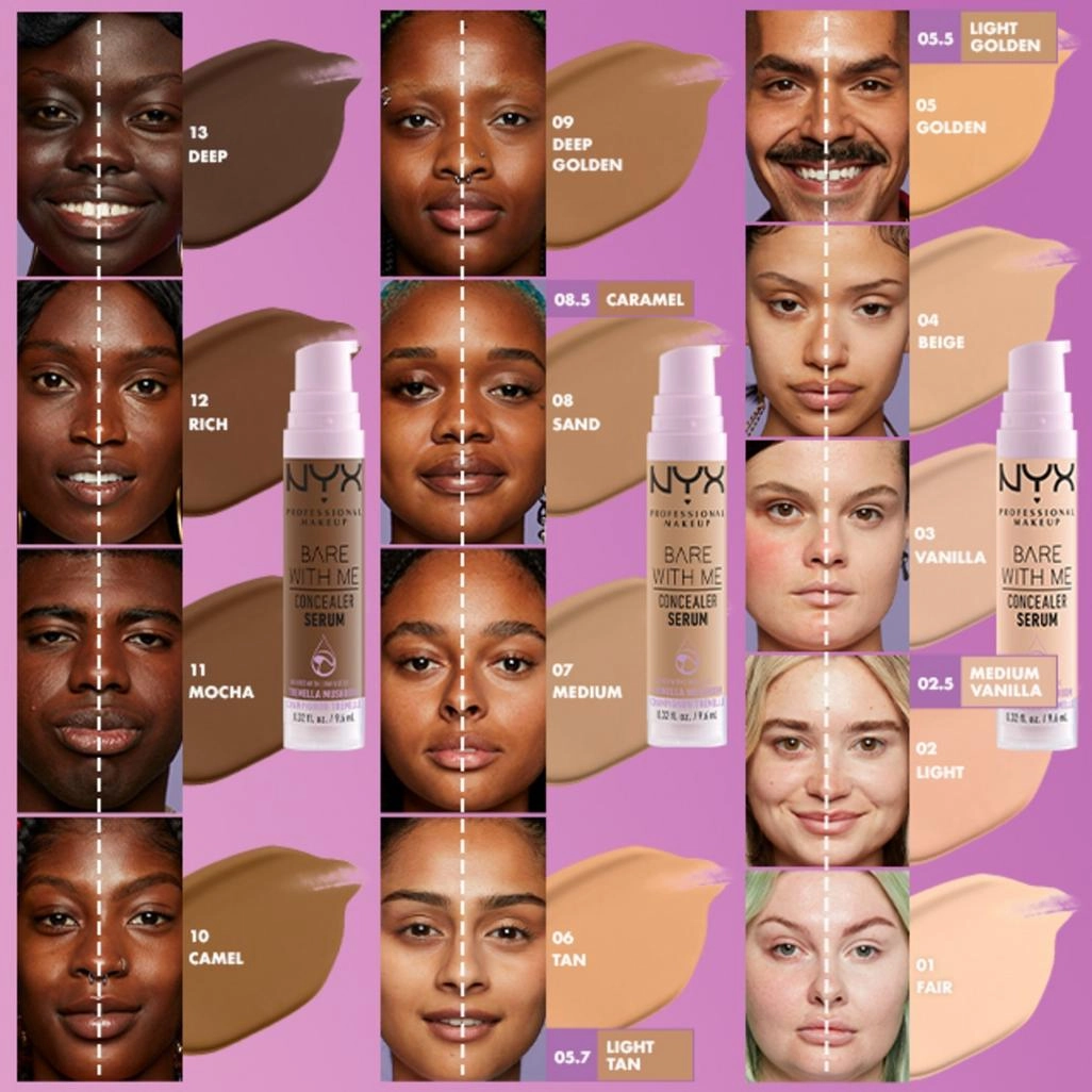 NYX Professional Makeup | Bare With Me Hydrating Face & Body Concealer Serum