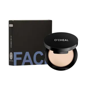 O'CHEAL Oil-Control Concealer Setting Powder - Lightweight, Breathable, Long-Lasting Makeup Trouble Solver for a Silky Soft-Focus Matte Finish, Vegan & Cruelty-Free (02#NATURAL, 0.28OZ)
