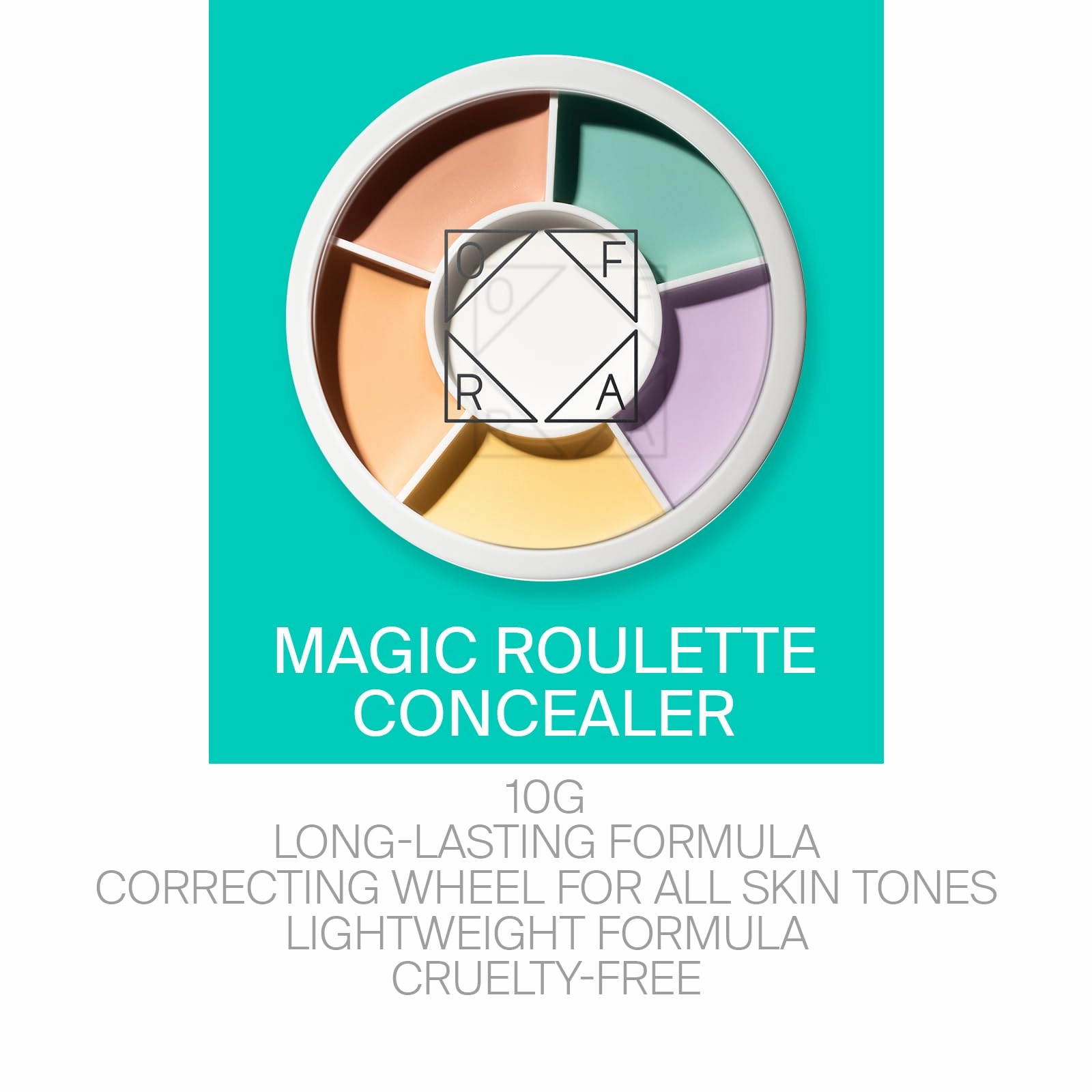 Ofra Magic Roulette Concealer Palette for Women, 0.35 Ounce