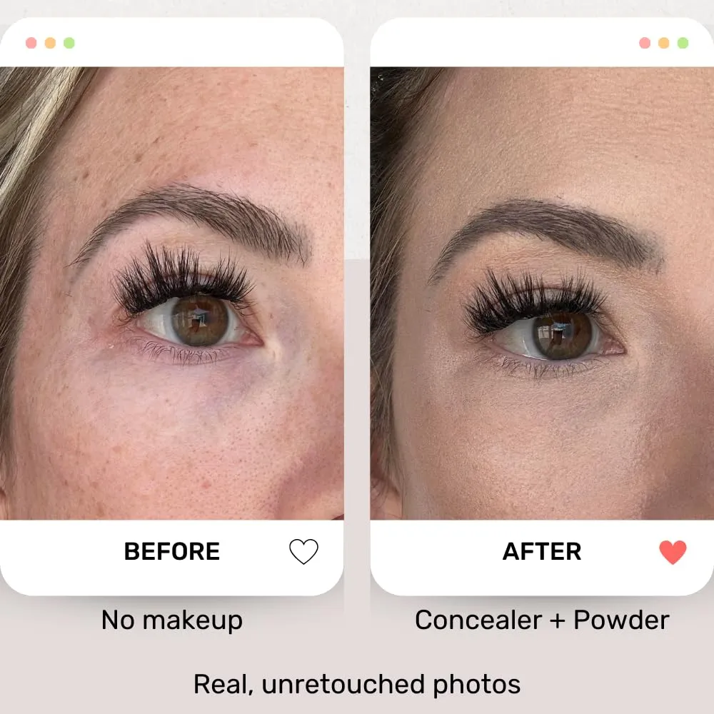Organic Concealer, FULL Coverage Cover Up, 100% Natural, Made in USA, Paradise
