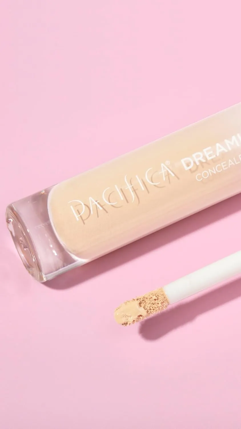 Pacifica Concealer – DreamLit Glow Full Coverage Concealer with Squalane for Dark Circles & Dark Spot Correction, Lightweight & Long-Lasting, Vegan & Cruelty-Free, Shade 11 (Light Beige)
