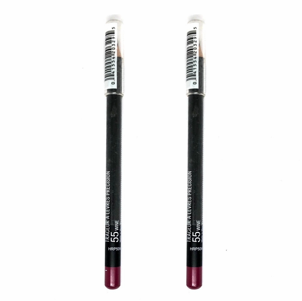 Pack of 2 Maybelline New York Color Sensational Precision Lip Liner, Wine 55