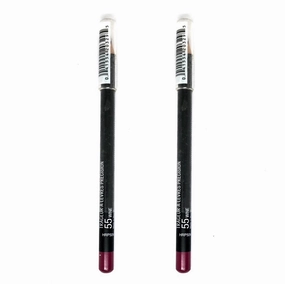 Pack of 2 Maybelline New York Color Sensational Precision Lip Liner, Wine 55