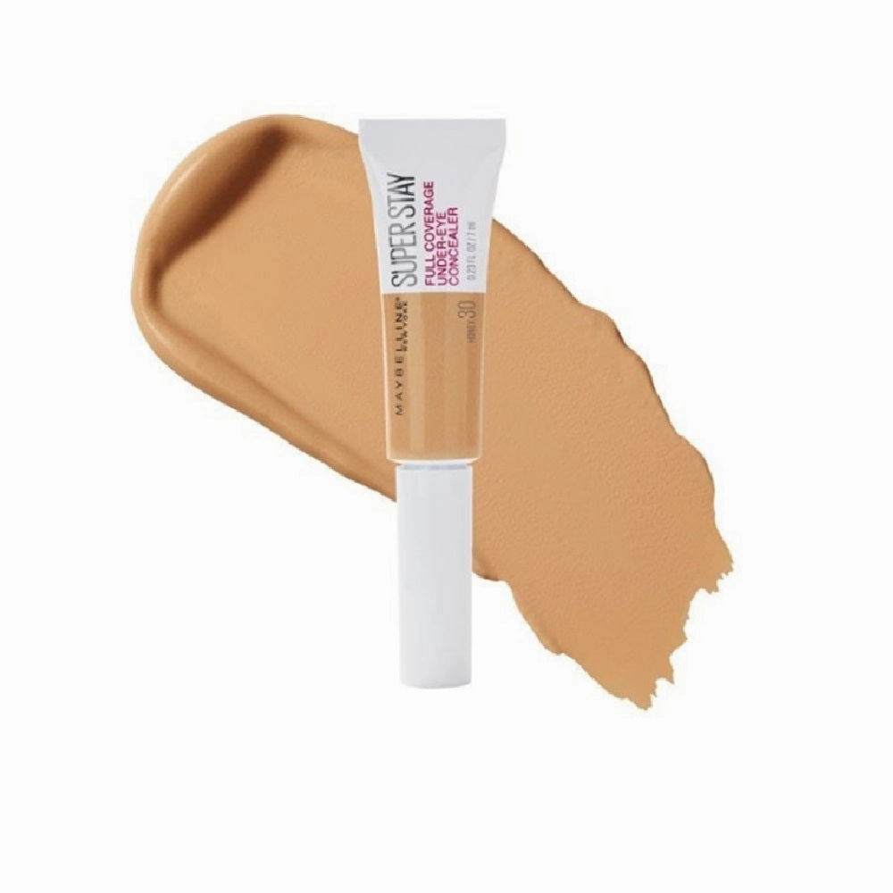 Pack of 2 Maybelline New York Super Stay Full Coverage Under-Eye Concealer, Honey # 30