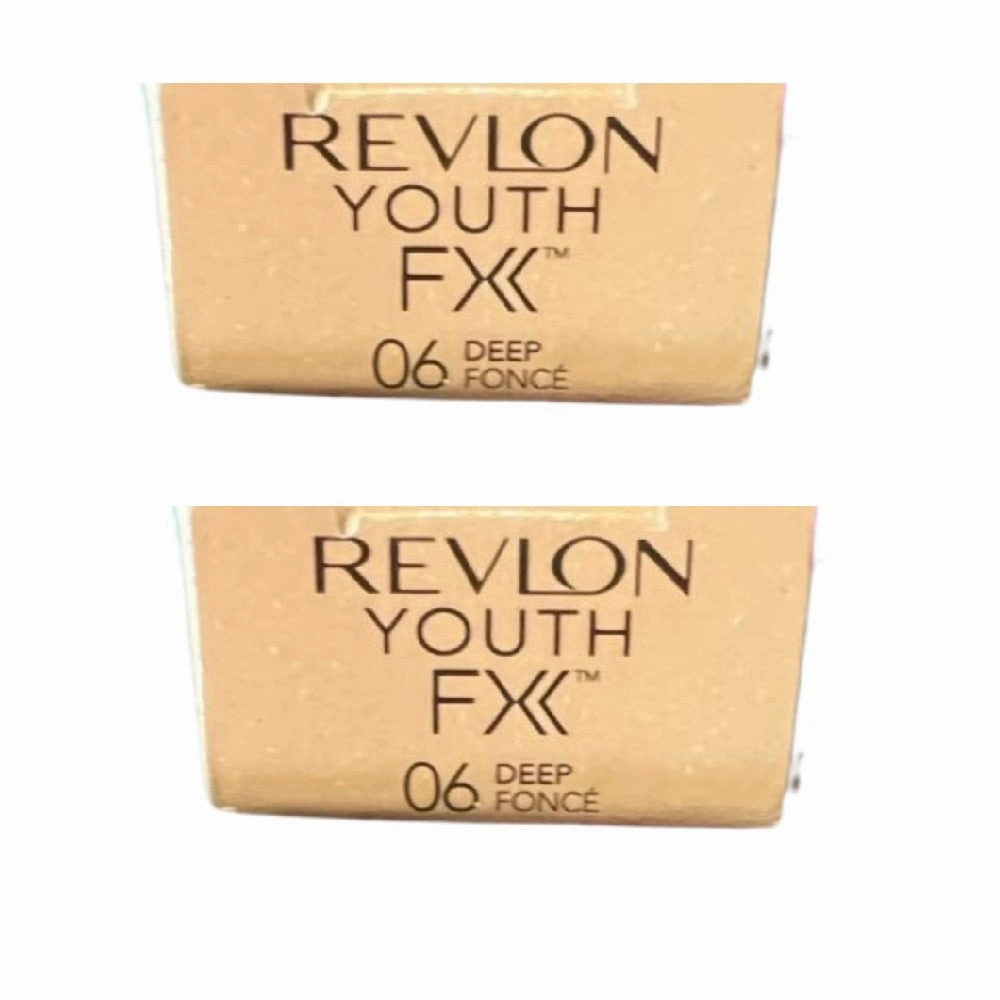 Pack of 2 Revlon Youth Fx Fill   Blur Concealer, Deep 06