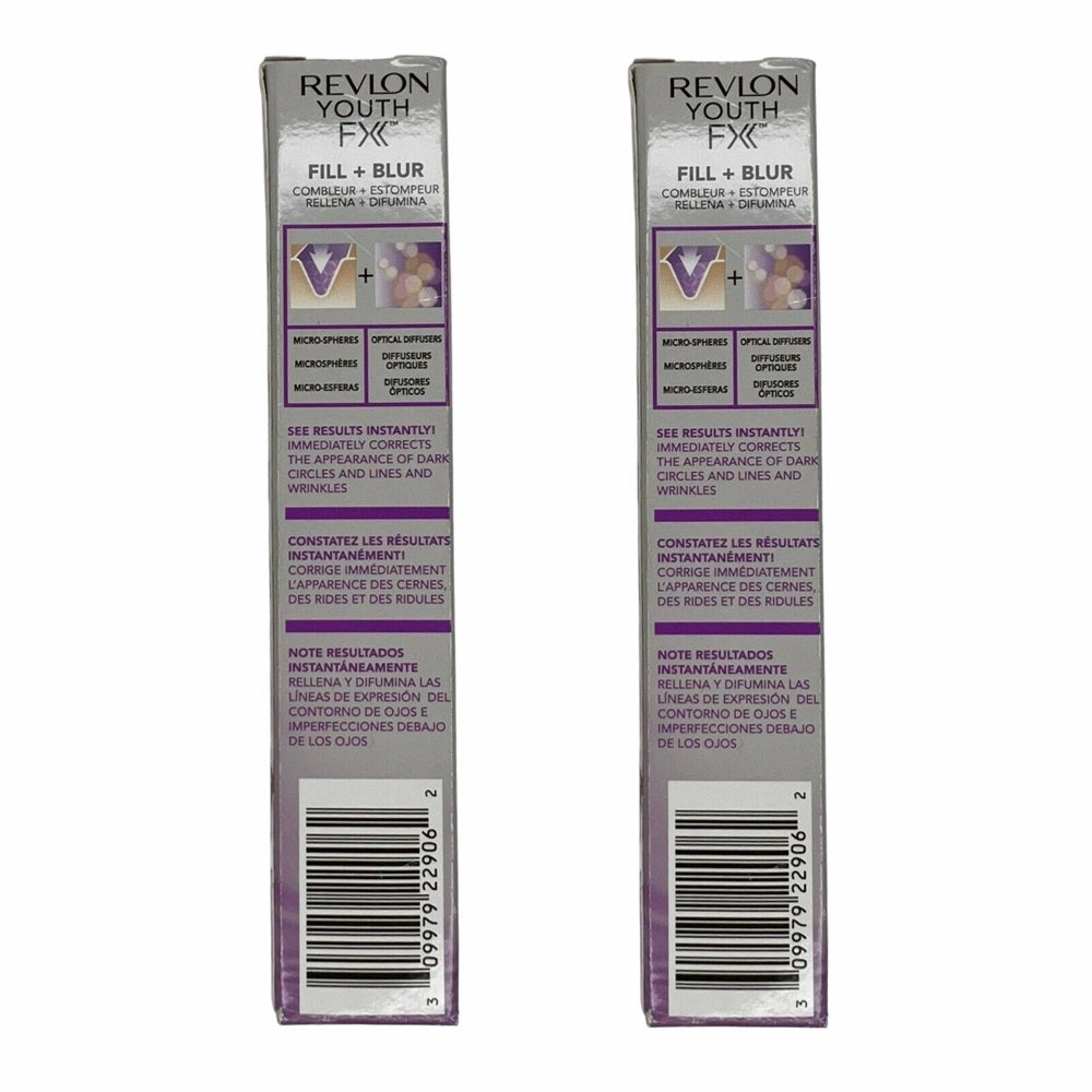 Pack of 2 Revlon Youth Fx Fill   Blur Concealer, Deep 06