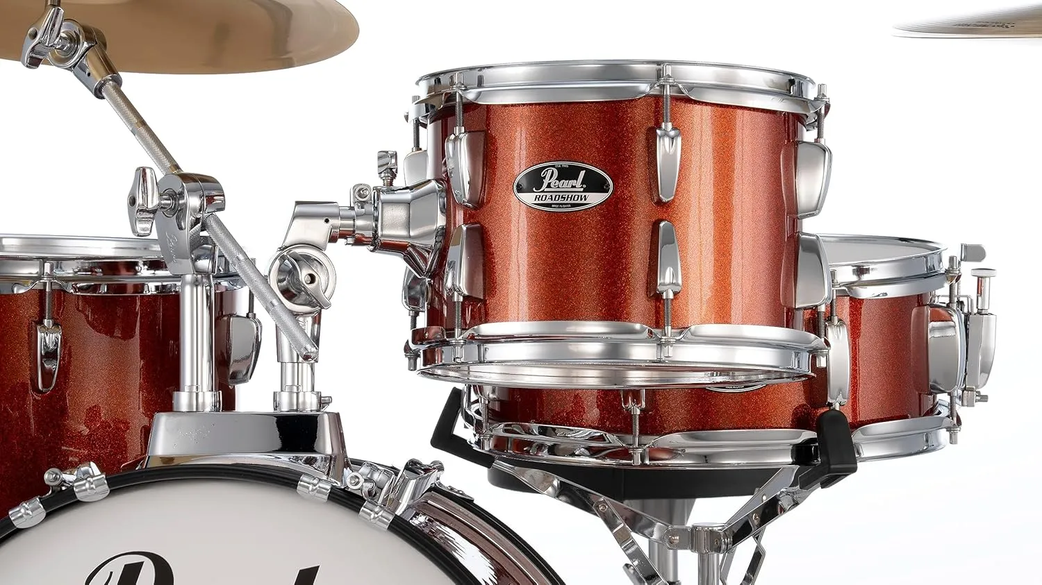 Pearl Roadshow Drum Set 4-Piece Complete Kit with Cymbals and Stands (RS584C/C749)