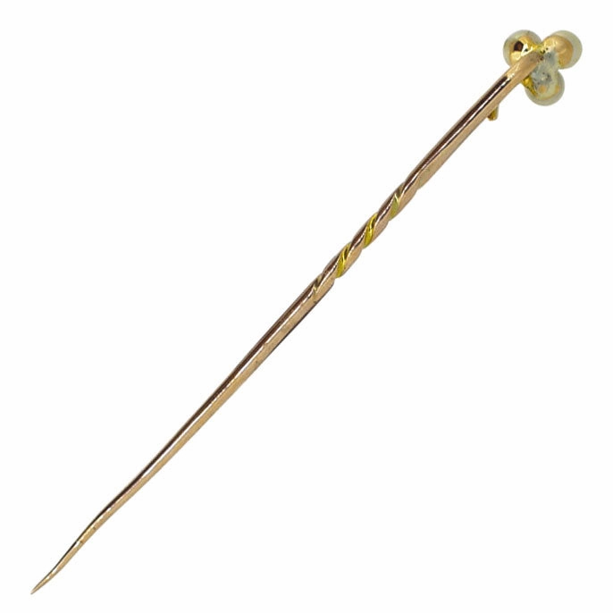 Pearl Clover Tie Pin