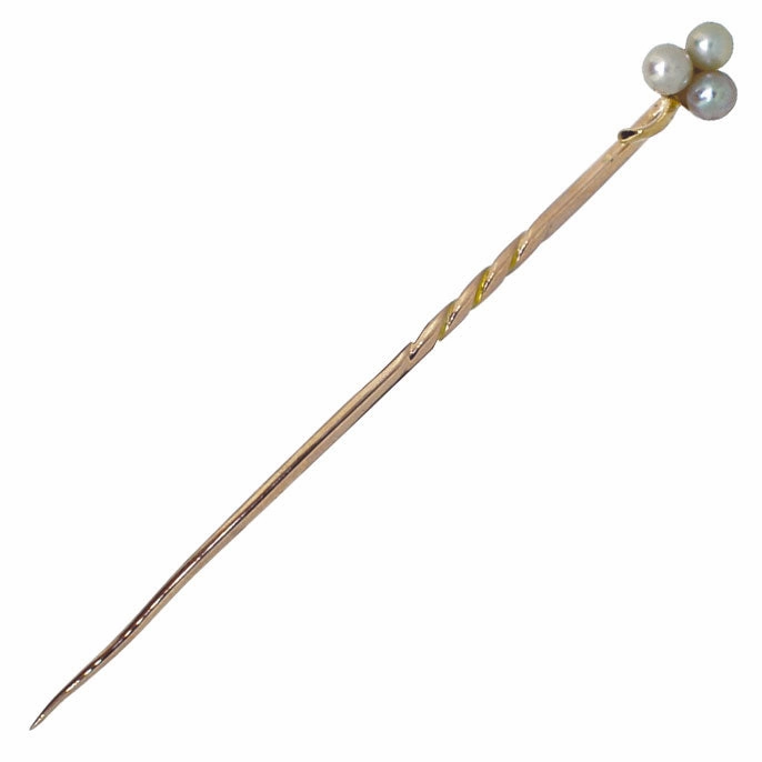 Pearl Clover Tie Pin
