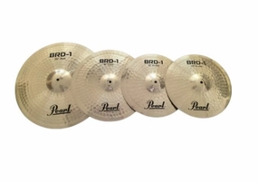 Pearl Cymbal Set with 14" HiHats, 16" Crash, & 20" Ride