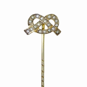 Pearl Knot Tie Pin