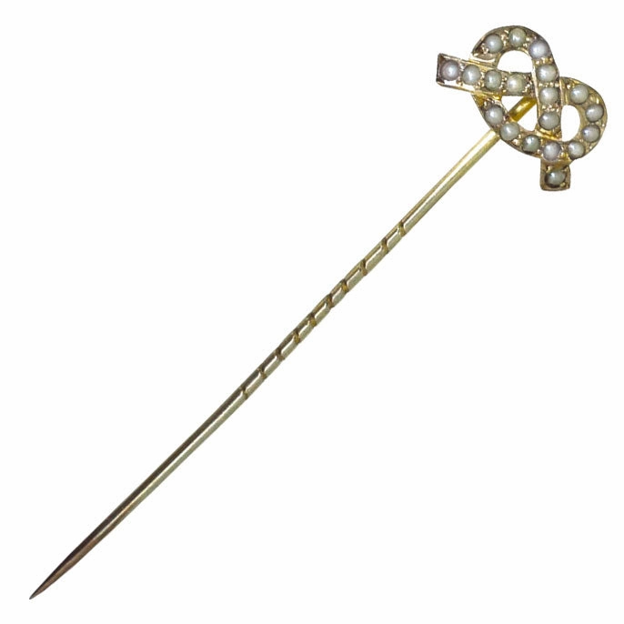 Pearl Knot Tie Pin