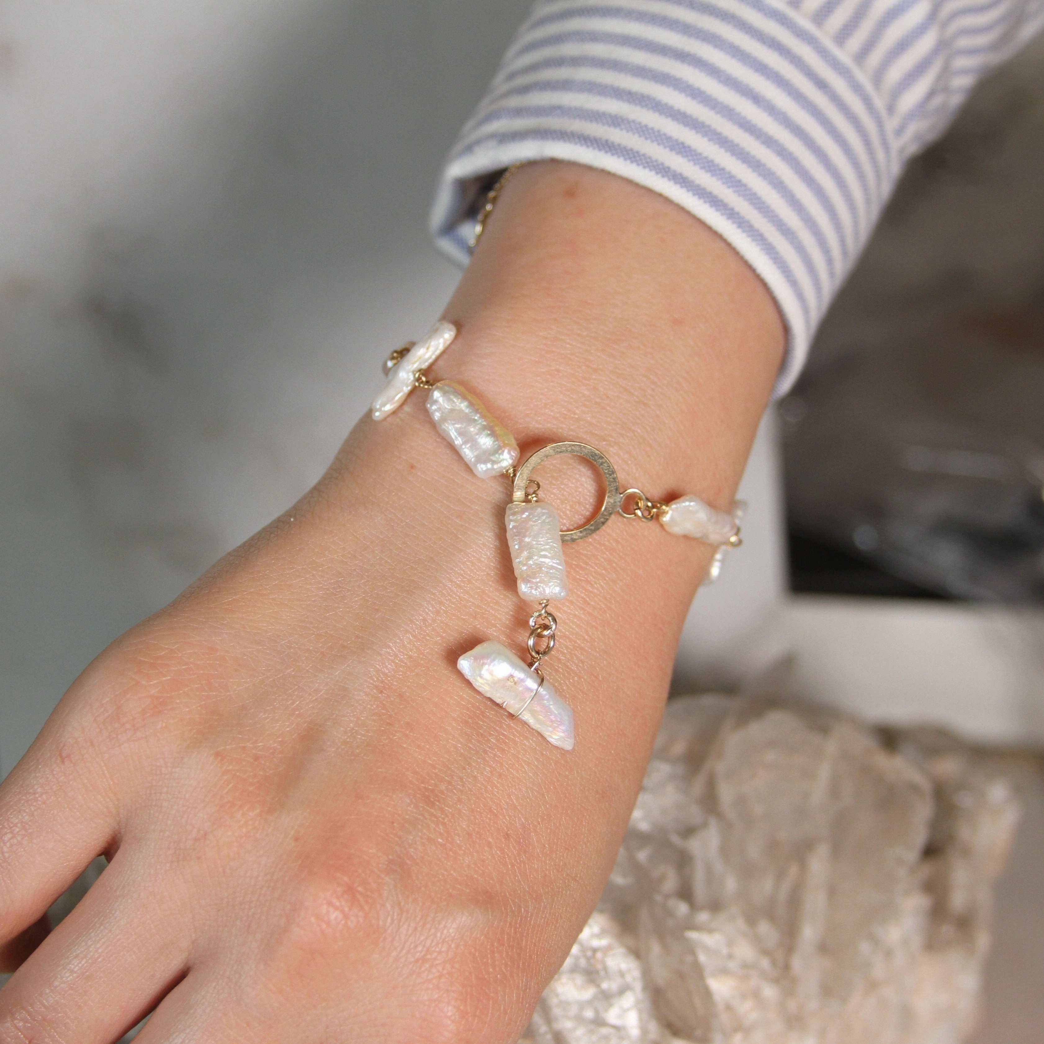 Pearl Stick Bracelet