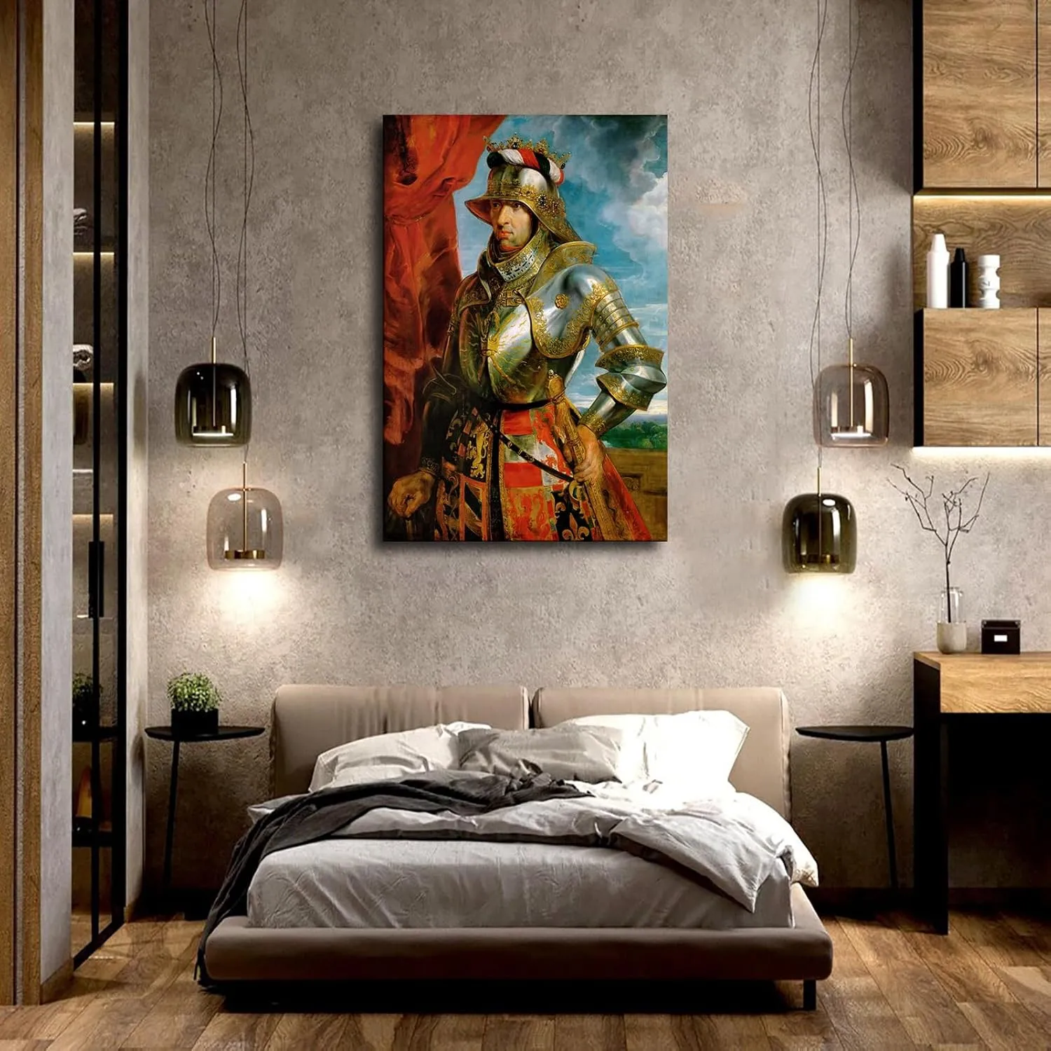 Peter Paul Rubens Artwork- Kaiser Maximilian I Poster Canvas Image Printing Wall Art Decor Aesthetics Living Room Bedroom Home Background Famous Paintings Printmaking (20x30inch-Unframed)