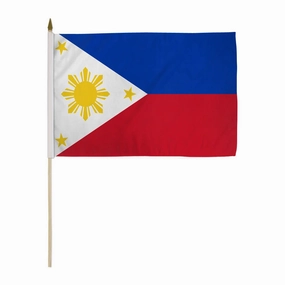 Philippines 12x18in Stick Flag