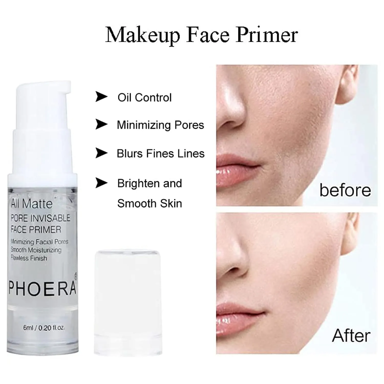 Phoera Foundation 104 and 105,Full Coverage Foundation,Hilareco Concealer Foundation Flawless 30ml Natural Matte Oil Control Concealer Facial Blemish for Women Girls (103 Warm peach 104 Buff Beige)