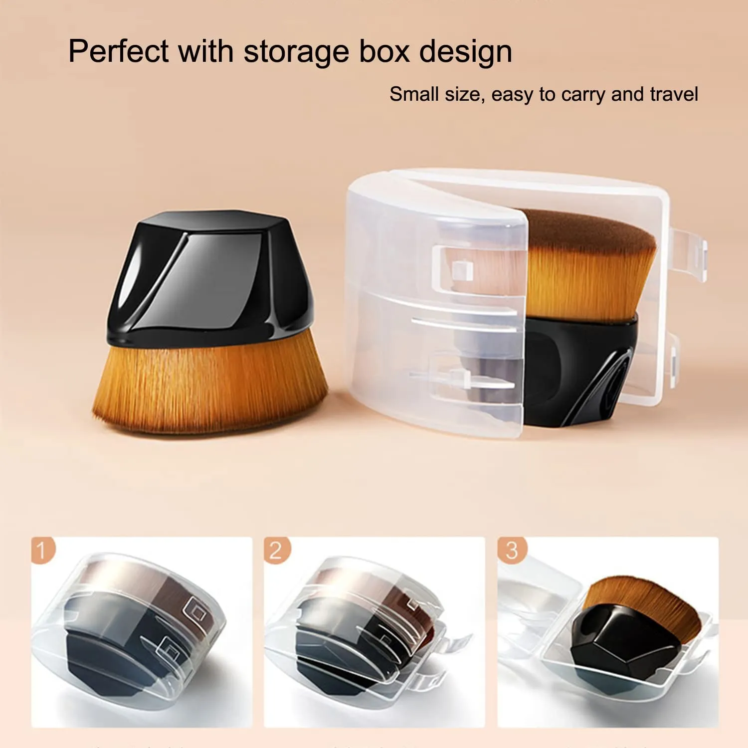 PHOERA Foundation Full Coverage Makeup, Mushroom Head Air Cushion CC Cream Natural Foundation Set,PHOERA Concealer, PHOERA Primer, PHOERA Powder, Foundation Brushes (103 Warm Peach  03 Warm Nude CC)