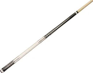 Players G-4112 Black & White, Mother of Pearl Daggers Pool/Billiards Cue Stick