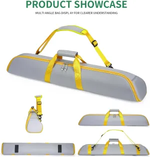 Pool Cue Case 3x4 Pool Stick Bag with Backpack Straps Soft Billiard Cue Carrying Case with Adjustable Straps Strap, Billiard Stick Case Holds 3 Butts 4 Shafts and Billiards Accessories
