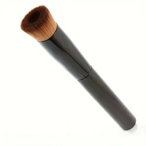 Pop-up Concave Point Foundation Brush Kabuki Flat Head Brush Blush Brush Makeup Brush Concealer Brush Ultra Soft Hair Brush (2 pcs)
