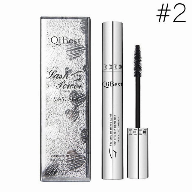 Qibest 24 Hours Mascara Brand New Makeup Mascara Volume Express False Eyelashes Make Up Waterproof Eyes Mascara Black