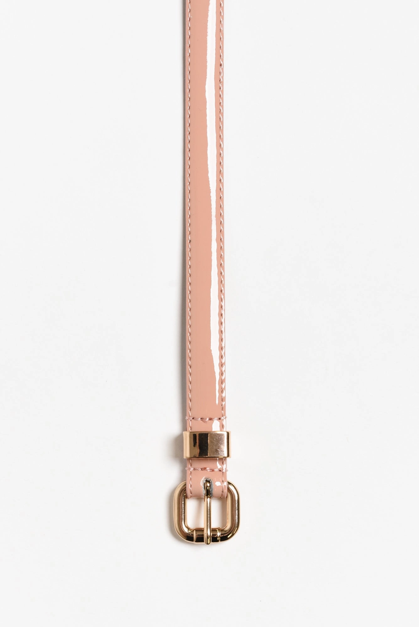 Queens Blush Patent Leather Belt