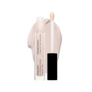Radiant Professional Illuminator Concealer Color Corrector & Dark Spot Remover - Works with Natural Liquid Makeup Foundation & Bronzer Powder - Concealer Stick & Eye Primer - (01) Ivory