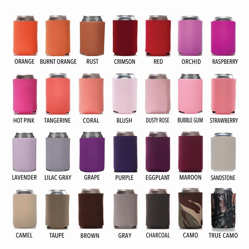 Regular & Slim Can Cooler Wedding Package #140RS - Cheers to The Mr and Mrs