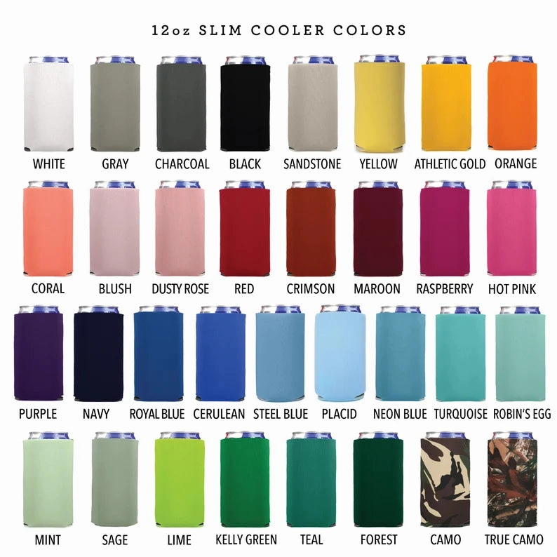Regular & Slim Can Cooler Wedding Package #140RS - Cheers to The Mr and Mrs