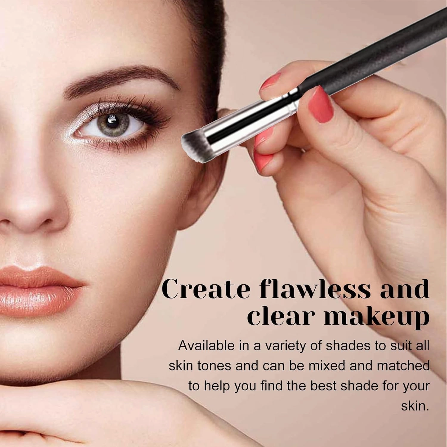 Remainderh Eyes Under Eye Brightener,Conceal & Brighten Dark Circles,Waterproof Under Eyes CC Concealer, Long-Lasting Moisturizing (Natural)