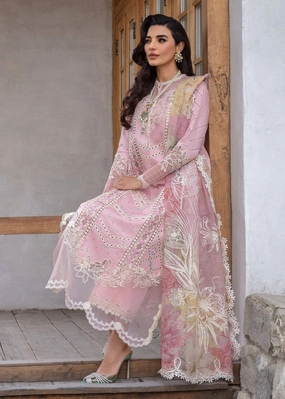 Restocked/Crimson Luxury Lawn 24/7B/Rose Pink