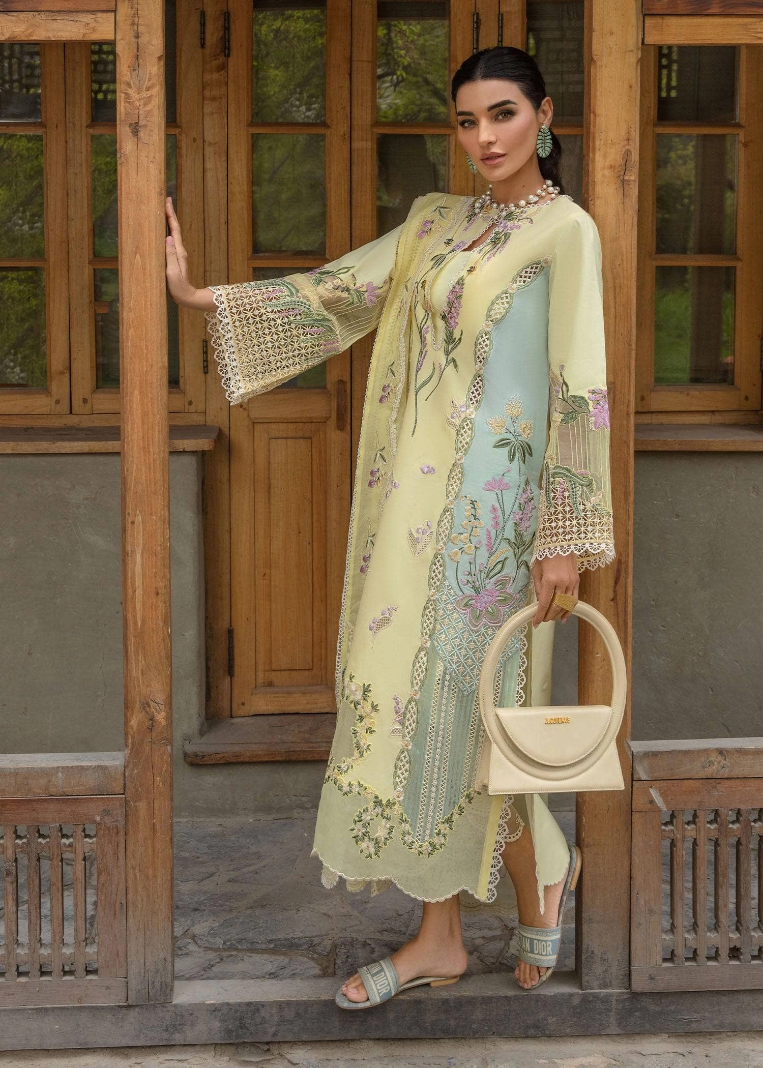 Restocked/Crimson Luxury Lawn 24 Sun Kissed/6B/Lemon