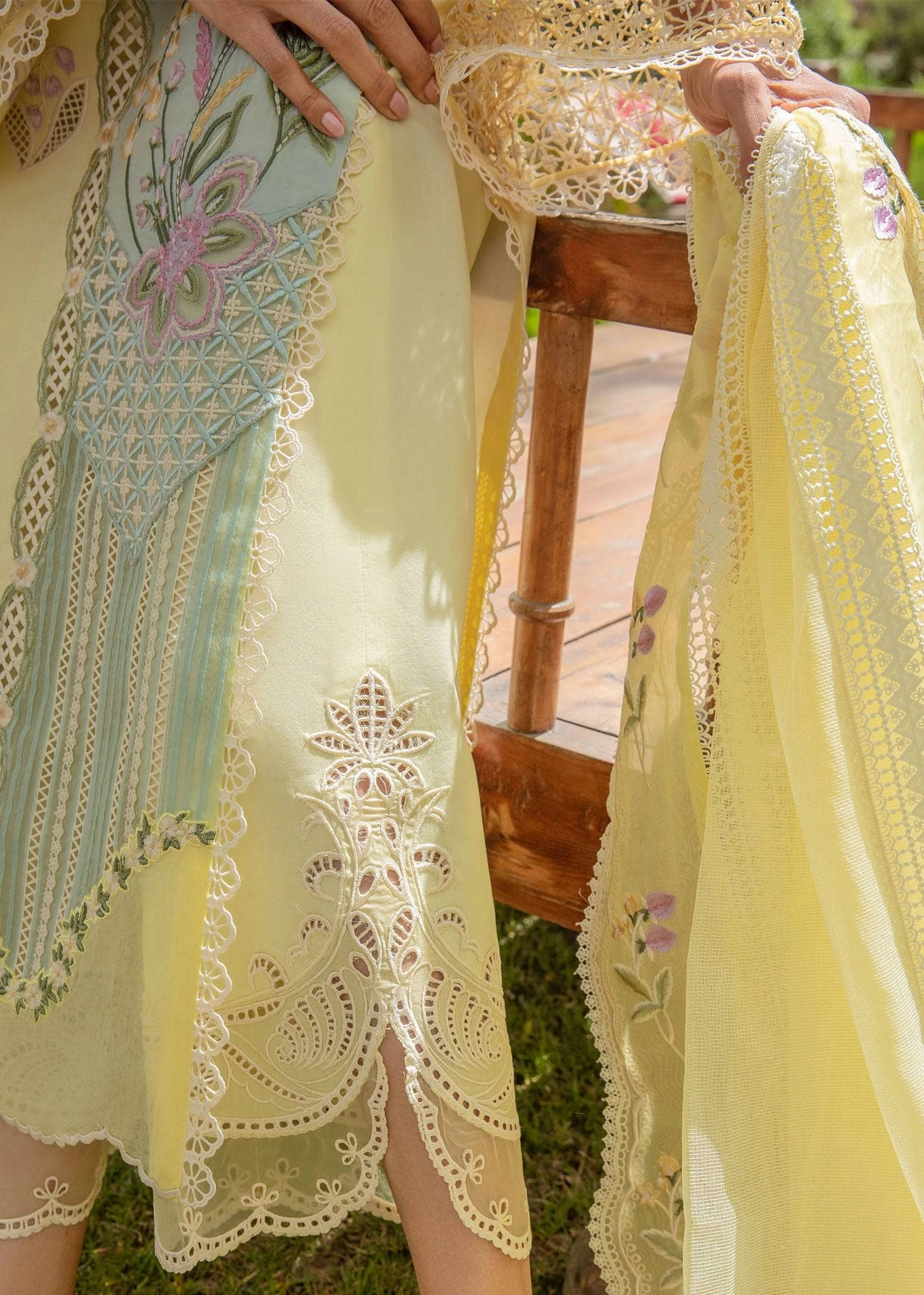 Restocked/Crimson Luxury Lawn 24 Sun Kissed/6B/Lemon