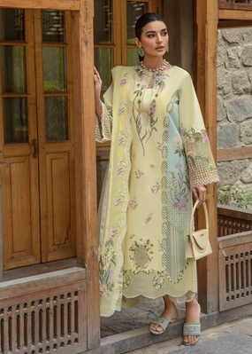 Restocked/Crimson Luxury Lawn 24 Sun Kissed/6B/Lemon