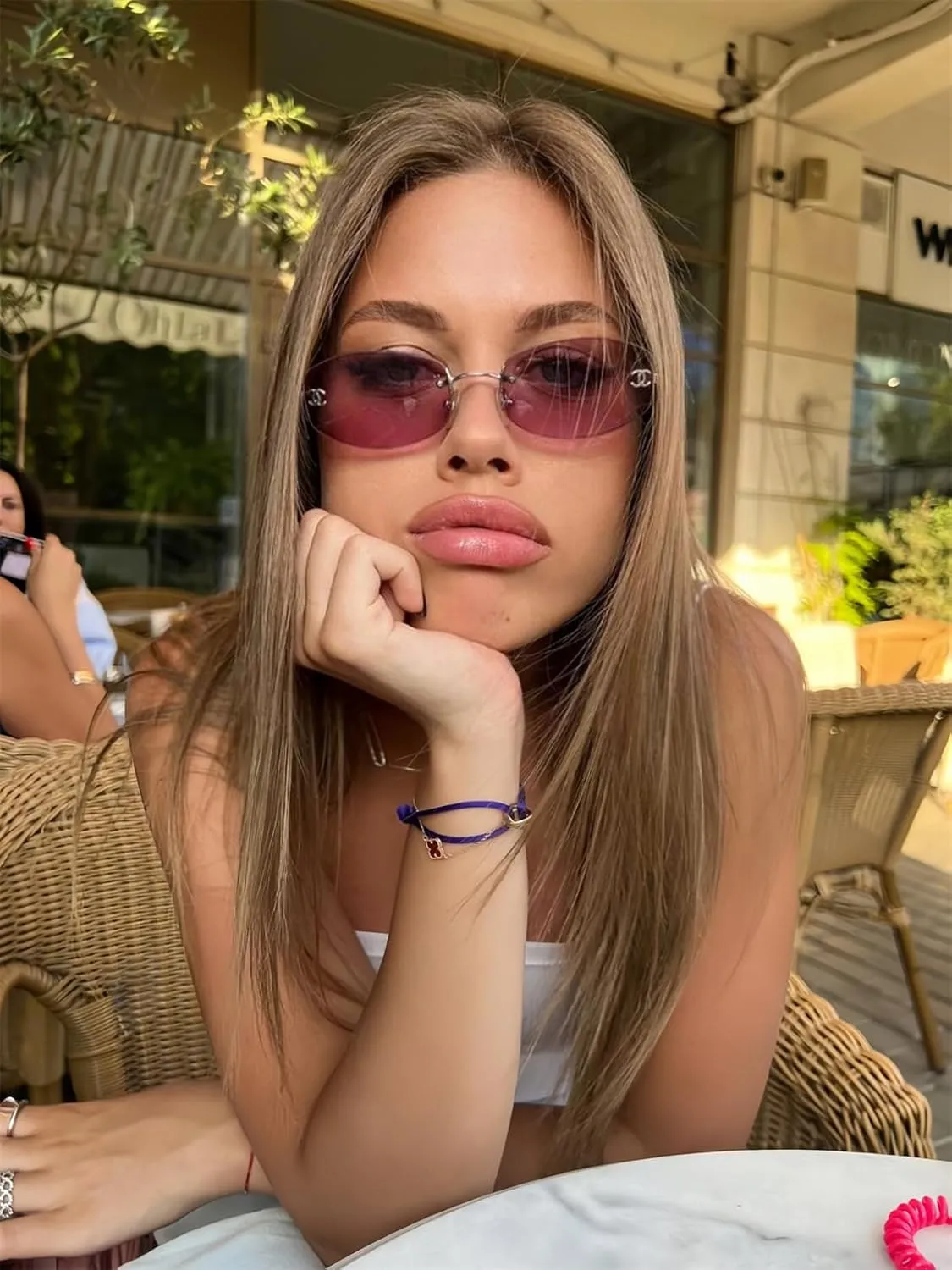 Retro Oval Y2K Sunglasses for Women Men, 2025 Trendy Chic Narrow Gold Metal 90s Sun Glasses Small Sunnies