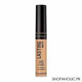 Rimmel Long Lasting Matte Full Coverage Concealer, 025 True Beige 7ml