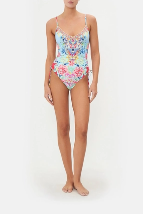 ROUCHED SIDE ONE PIECE GO STAG