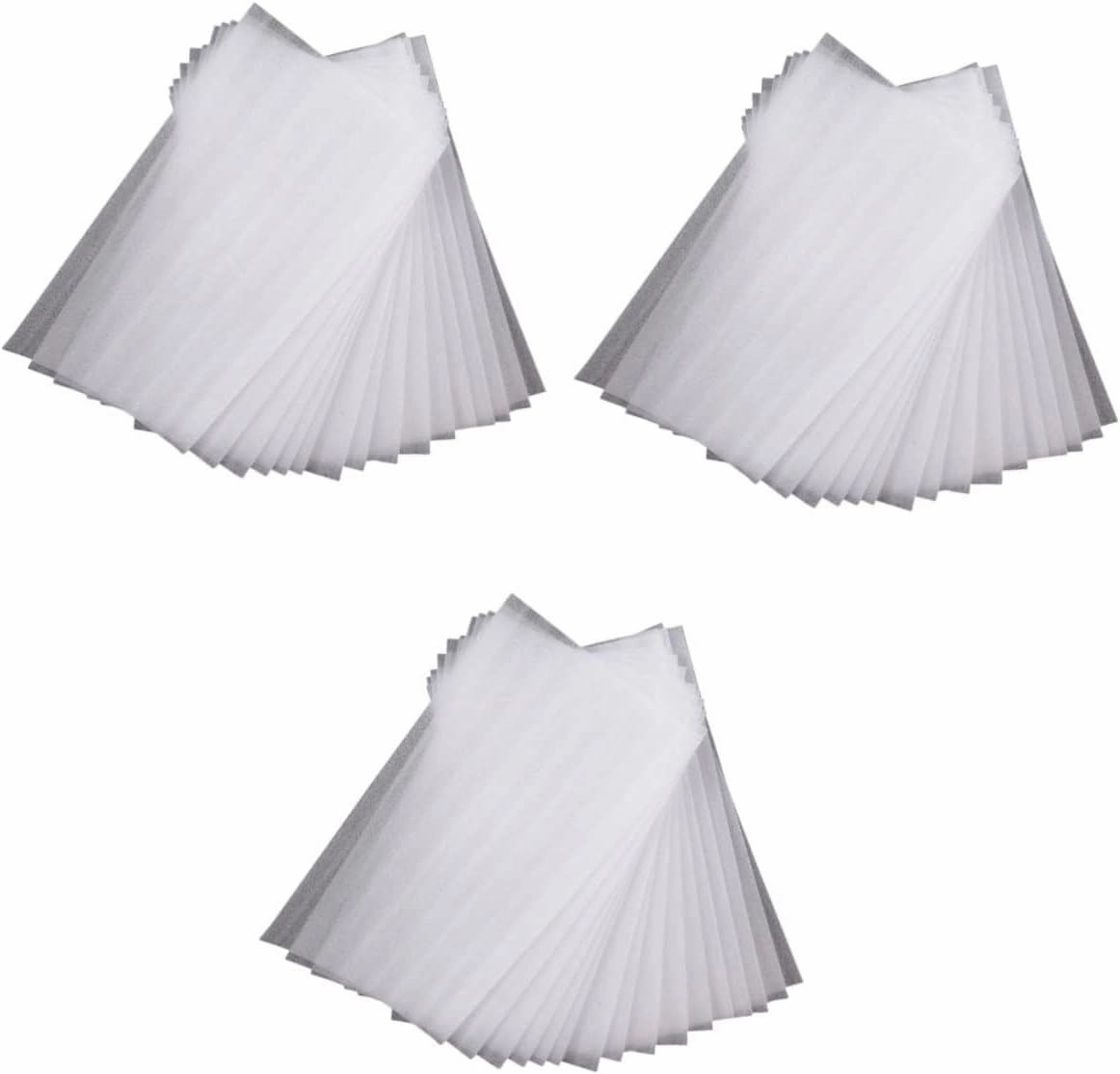 SaditY 150 Sheets Pearl cotton highlighter mixing paddle highlight foils for hair salon supply specialty hair color paper hair bleach papers hair dye foil papers care Foam dye brush white